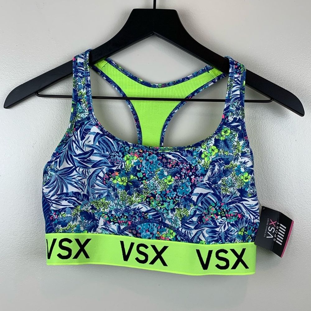 🆕 Victoria’s Secret Player Racerback Sports Bra - Picture 2 of 7